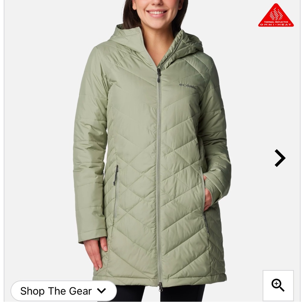 COLUMBIA | NWT❗️Women’s Heavenly Long Hooded Jacket & Nordic Cuffed Beanie - Picture 8 of 9